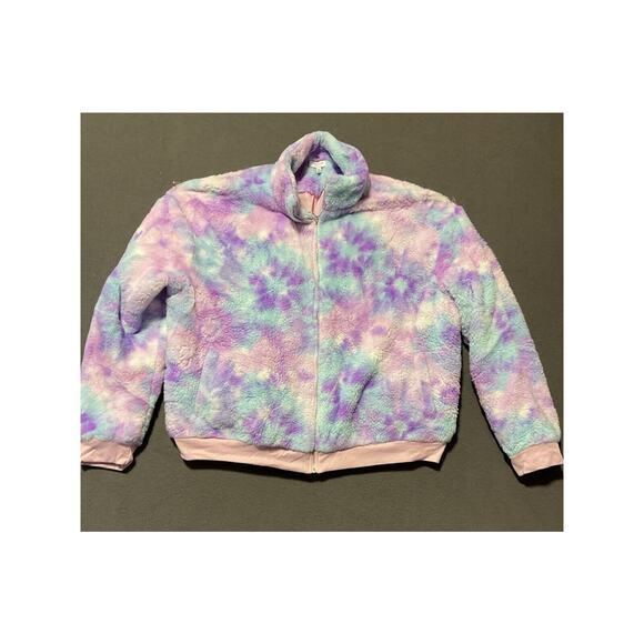 CABANA BY CROWNS & IVY XXLG JRs/ Teen Faux Fur Winter Jacket FULLZIP MUILT-COLOR - Picture 1 of 7